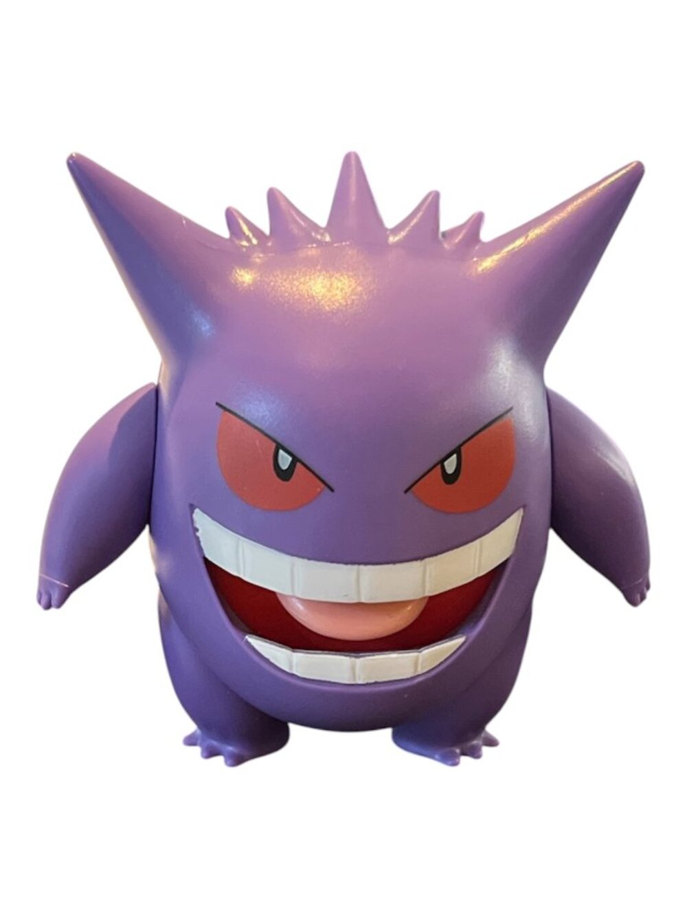 POKEMON Gengar Battle Feature Figure Red Eyes Jazwares Tongue Sticking Action